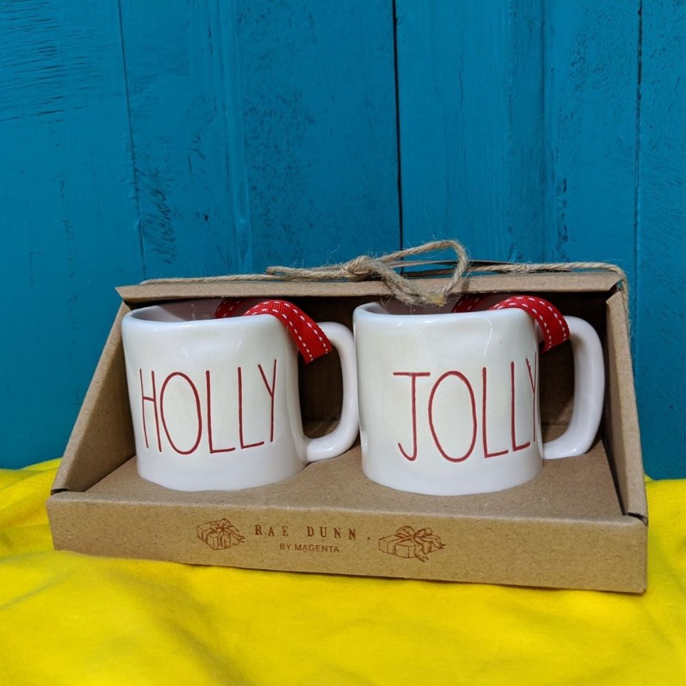 Holly Jolly - Rae Dunn Ornament - 0069